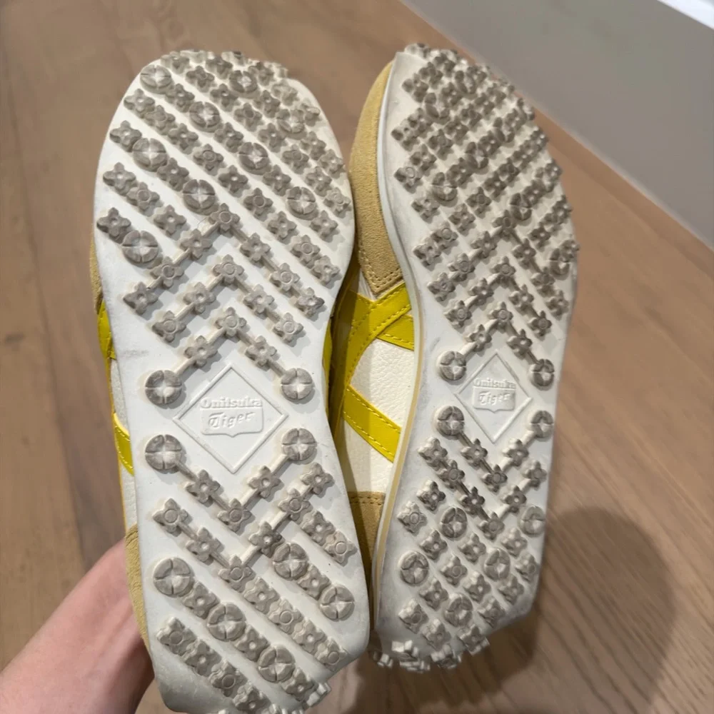 Onitsuka Tiger EDR 78 in Yellow and White / Ivory Mustard - Picture 4 of 5